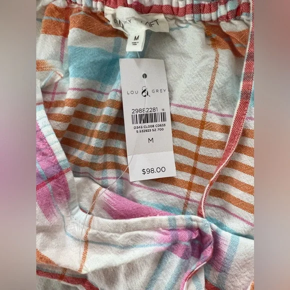 Lou and Grey for Loft midi dress size Medium New - Picture 7 of 9